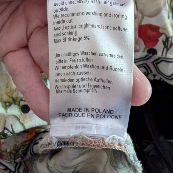 Eva & Clair Floral Button Down Dress - Picture 4 of 5